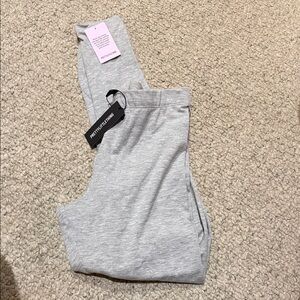 PrettyLittleThing Light Gray Kids Leggings